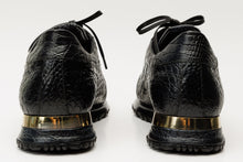 Load image into Gallery viewer, The Bomba Black Crocodile Leather Men Sneaker