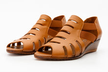 Load image into Gallery viewer, The Atina Tan Leather Sandal Final Sale!