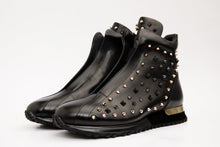 Load image into Gallery viewer, The Infanta High-Top Black Spike Leather Men Sneaker Limited Edition