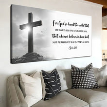 Load image into Gallery viewer, John 3:16: For God So Loved The World Faith Sign VI