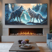 Load image into Gallery viewer, 3D Wolves Wall Art IV