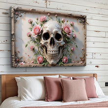 Load image into Gallery viewer, 3D Rose And Skull Wall Art V