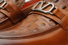 Load image into Gallery viewer, Amsterdam Tan Bit Loafer Men Shoe