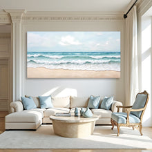 Load image into Gallery viewer, Serene Ocean Wave Coastal Wall Art