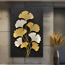 Load image into Gallery viewer, Golden Ginkgo Wall Art