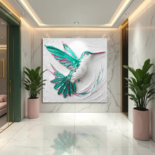 Load image into Gallery viewer, 3D Hummingbird Wall Art