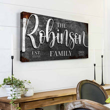 Load image into Gallery viewer, Personalized Family Sign