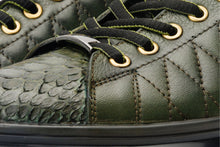 Load image into Gallery viewer, The Adler Green Snk Leather Men Sneaker Limited Edition
