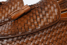 Load image into Gallery viewer, The Mclean Shoe Tan Woven Tassel Loafer Men  Shoe