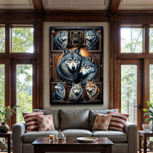 Load image into Gallery viewer, 3D Wolf Collage Wall Art III
