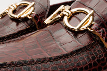 Load image into Gallery viewer, The Pisa Burgundy Leather Bit Drive Loafer Men Shoe