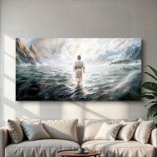 Load image into Gallery viewer, Walking on Water - Faith Wall Art VII