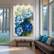 Load image into Gallery viewer, Blue Blossom Bouquet Wall Art