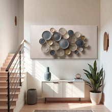 Load image into Gallery viewer, Lotus Leaf Abstract Wall Art IV