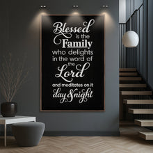 Load image into Gallery viewer, Blessed Is The Family Faith Sign II