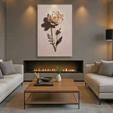 Load image into Gallery viewer, Minimalist Lone Flower Wall Art