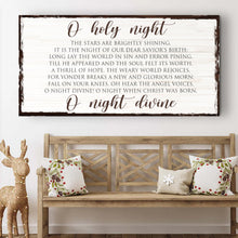 Load image into Gallery viewer, O Holy Night Christmas Sign II