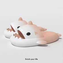 Load image into Gallery viewer, Men's Gradient Shark Slippers | EVA Non-Slip Cartoon Home Bathroom Slides