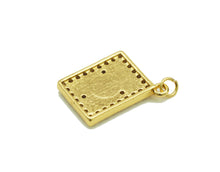 Load image into Gallery viewer, CZ Enamel Teddy Bear Charm, Sku#JL83