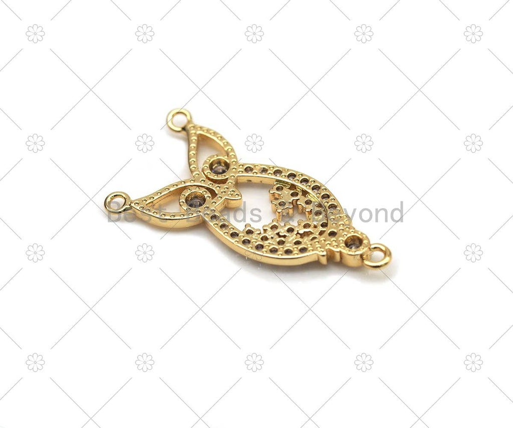 CZ  Night Owl Charm,  Sku#LK567