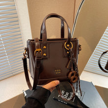 Load image into Gallery viewer, Women's Crossbody Bucket Bag - PU Leather Urban Minimalist Shoulder Bag with Adjustable Strap
