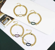 Load image into Gallery viewer, Lip Cuban Link Chain bracelet, sku#CL19
