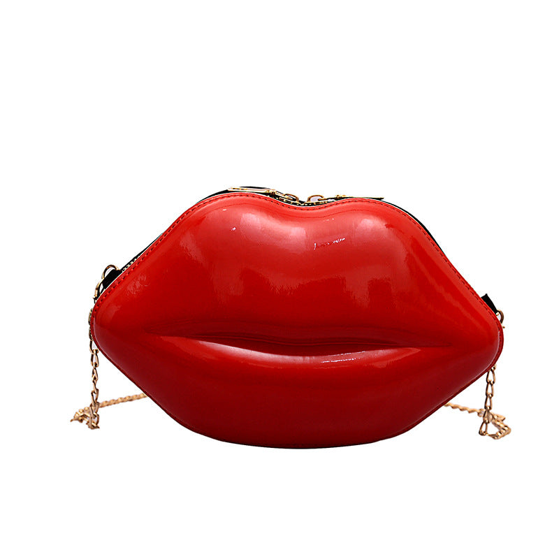 Lip-Shaped Mini Bag