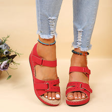 Load image into Gallery viewer, Women's Wedge Platform Sandals | Velcro Casual Open-Toe Shoes