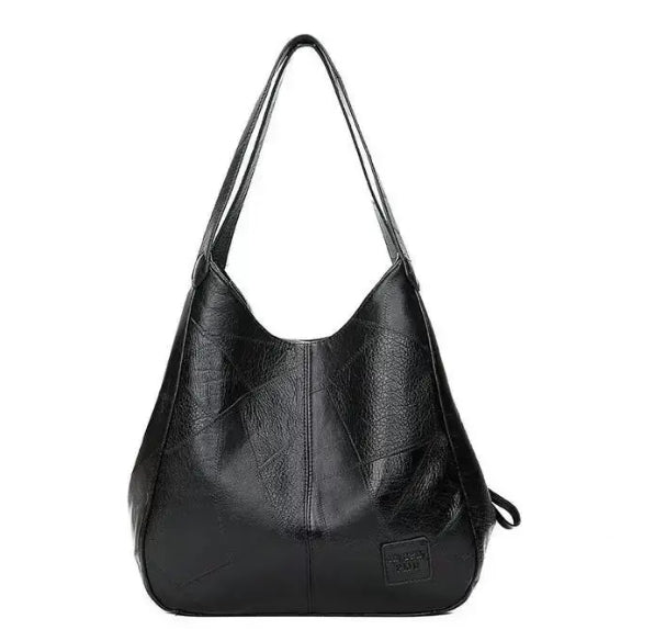 Women's Vintage Large Capacity Shoulder Bag – Retro PU Leather Envelope Handbag