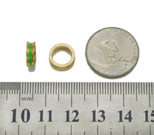 Load image into Gallery viewer, Large Hole Enamel Round Spacer Beads, Sku#LK654