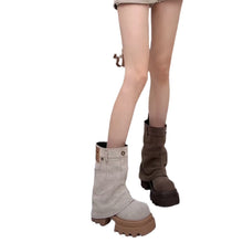 Load image into Gallery viewer, Women's Mid-Calf Chunky Heel Boots - Tassel Detail Side Zipper Round Toe Boots