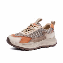 Load image into Gallery viewer, Women's Retro Color-Block Dad Sneakers – Breathable Lace-Up Casual Shoes
