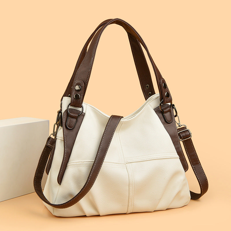 Women's Versatile Tote & Crossbody Bag – PU Leather, Multi-Carry, 8 Colors