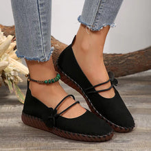Load image into Gallery viewer, Women's Retro Breathable Round-Toe Flats - Lightweight Slip-On Shoes with Soft Soles
