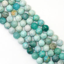Load image into Gallery viewer, Genuine Amazonite, 6mm/8mm/10mm Round Smooth Beads, Sku#U1619