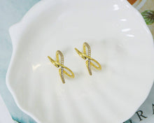 Load image into Gallery viewer, CZ Infinity Cross Adjustable Ring, Sku#LD210