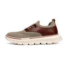 Load image into Gallery viewer, Men's Extra-Large Casual Sneakers – Breathable Microfiber Lace-Up Shoes | Sizes 39–48