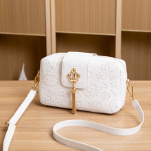 Load image into Gallery viewer, Women's Crossbody Phone Bag - Korean Style Embossed PU Leather Shoulder Bag