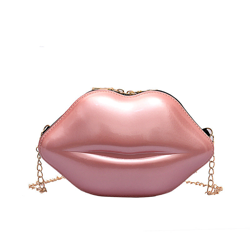 Lip-Shaped Mini Bag