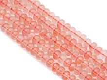 Load image into Gallery viewer, Watermelon Quartz Rondelle Smooth Beads, Sku#U1412