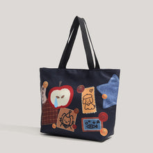 Load image into Gallery viewer, High-Capacity Printed Canvas Tote Bag