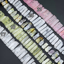 Load image into Gallery viewer, 25-47mm Gemstone Long Slice Beads, Sku#U1817