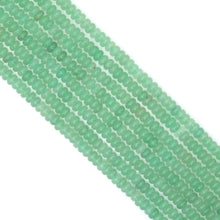 Load image into Gallery viewer, Green Aventurine Smooth Rondelle Beads, Sku#U1783