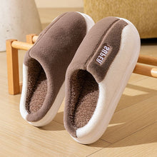 Load image into Gallery viewer, Thick-Sole Plush Slippers | Fleece-Lined Non-Slip Indoor Slippers for Men &amp; Women