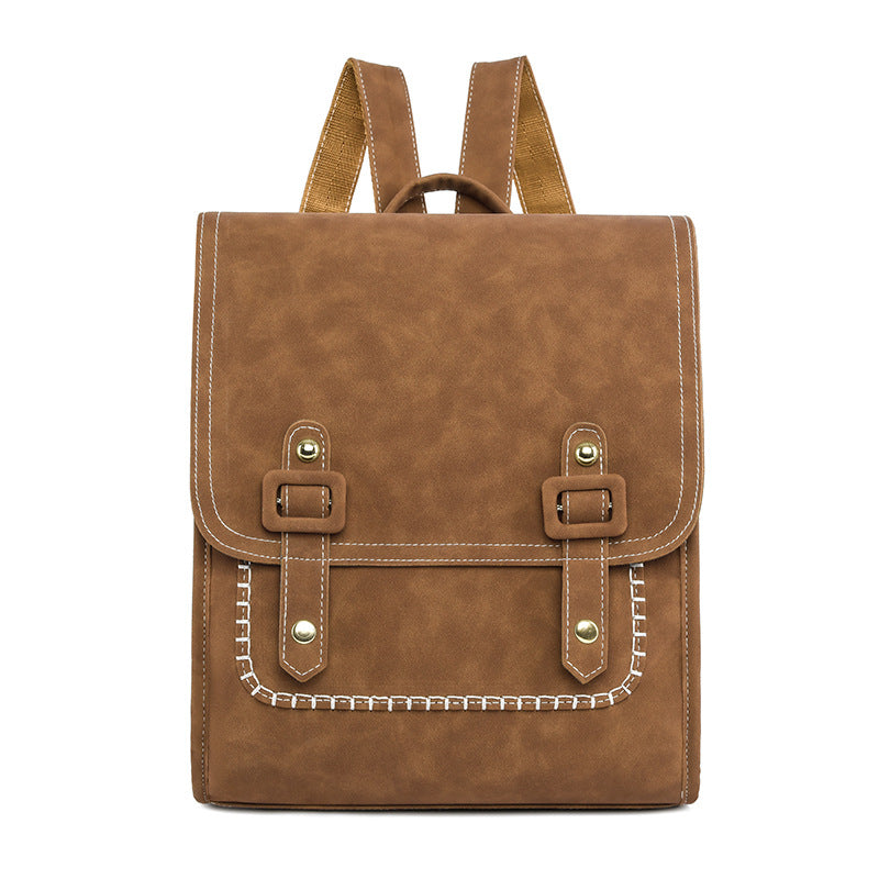 Korean-Style Women's Backpack - PU Leather Fashion Backpack with Multiple Pockets | Sarah Express