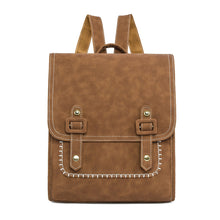 Load image into Gallery viewer, Korean-Style Women's Backpack - PU Leather Fashion Backpack with Multiple Pockets | Sarah Express