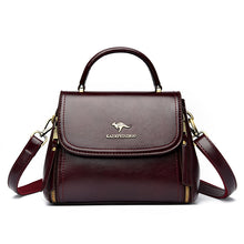 Load image into Gallery viewer, Retro Textured Tote &amp; Shoulder Bag – PU Leather Everyday Handbag for Women