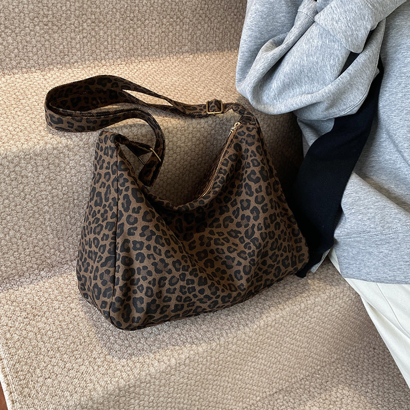 Leopard Print Crossbody Bag