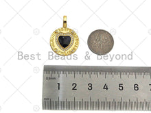 Load image into Gallery viewer, Enamel heart click on charm pendant, enamel heart, Sku#L471