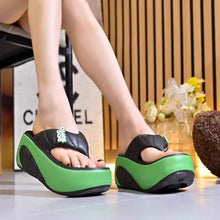 Load image into Gallery viewer, Women's Thick Sole Non-Slip Beach Flip-Flops | EVA Platform Sandals | Lightweight Summer Slides